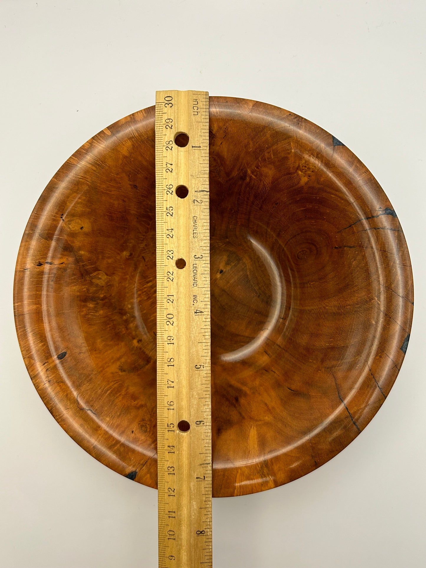 Handmade Black Cherry Wood Bowl-Medium