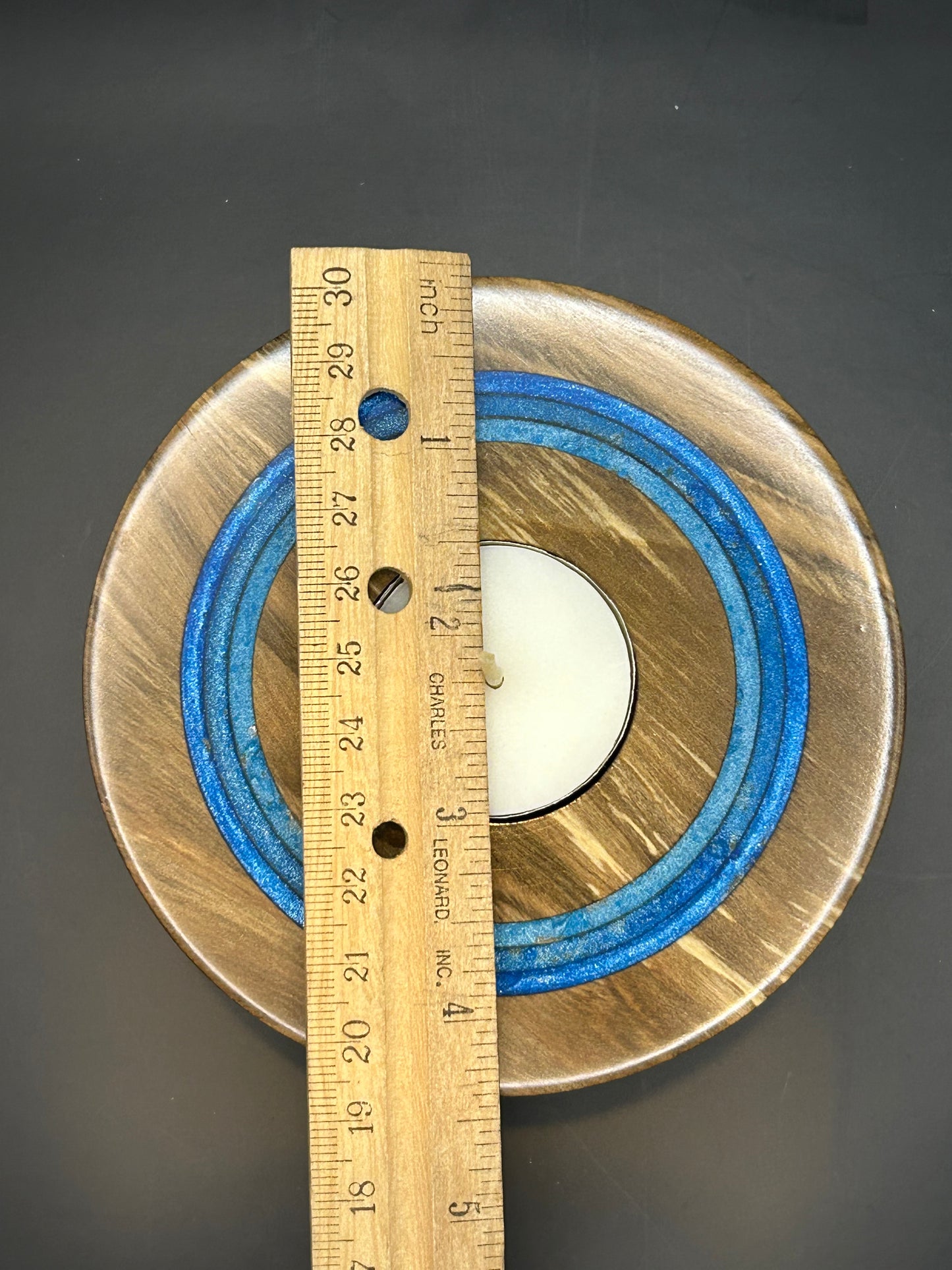 Handmade Sweetgum Tea Light Candle Holder-Small