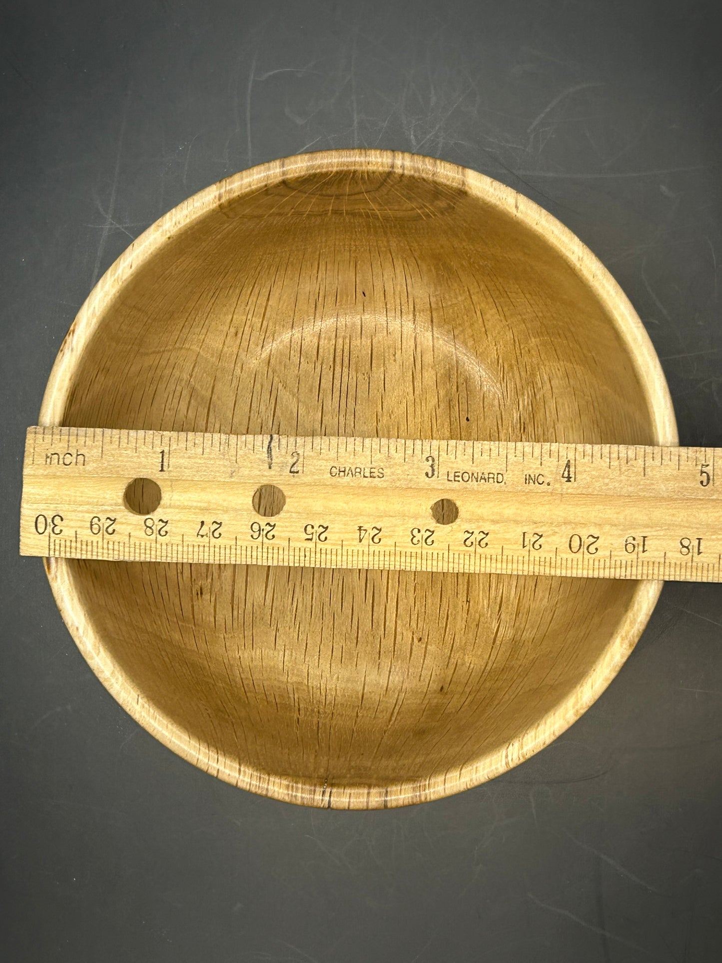 Handmade White Oak Wood Bowl-Small