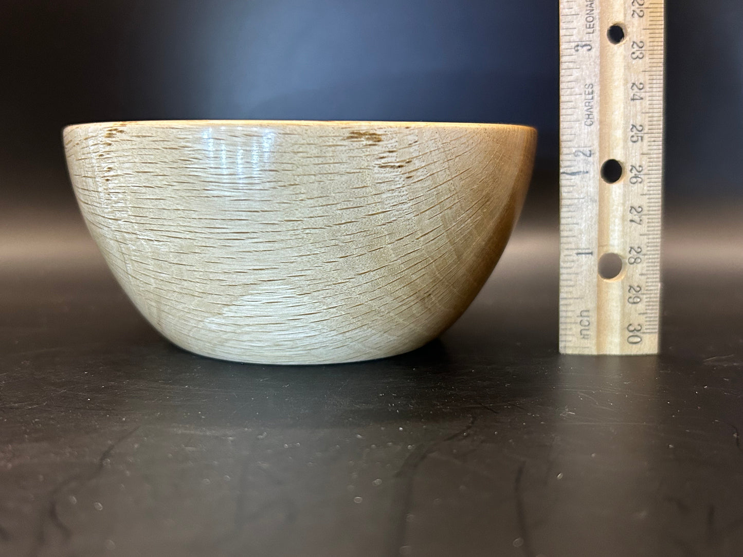 Handmade White Oak Wood Bowl-Small