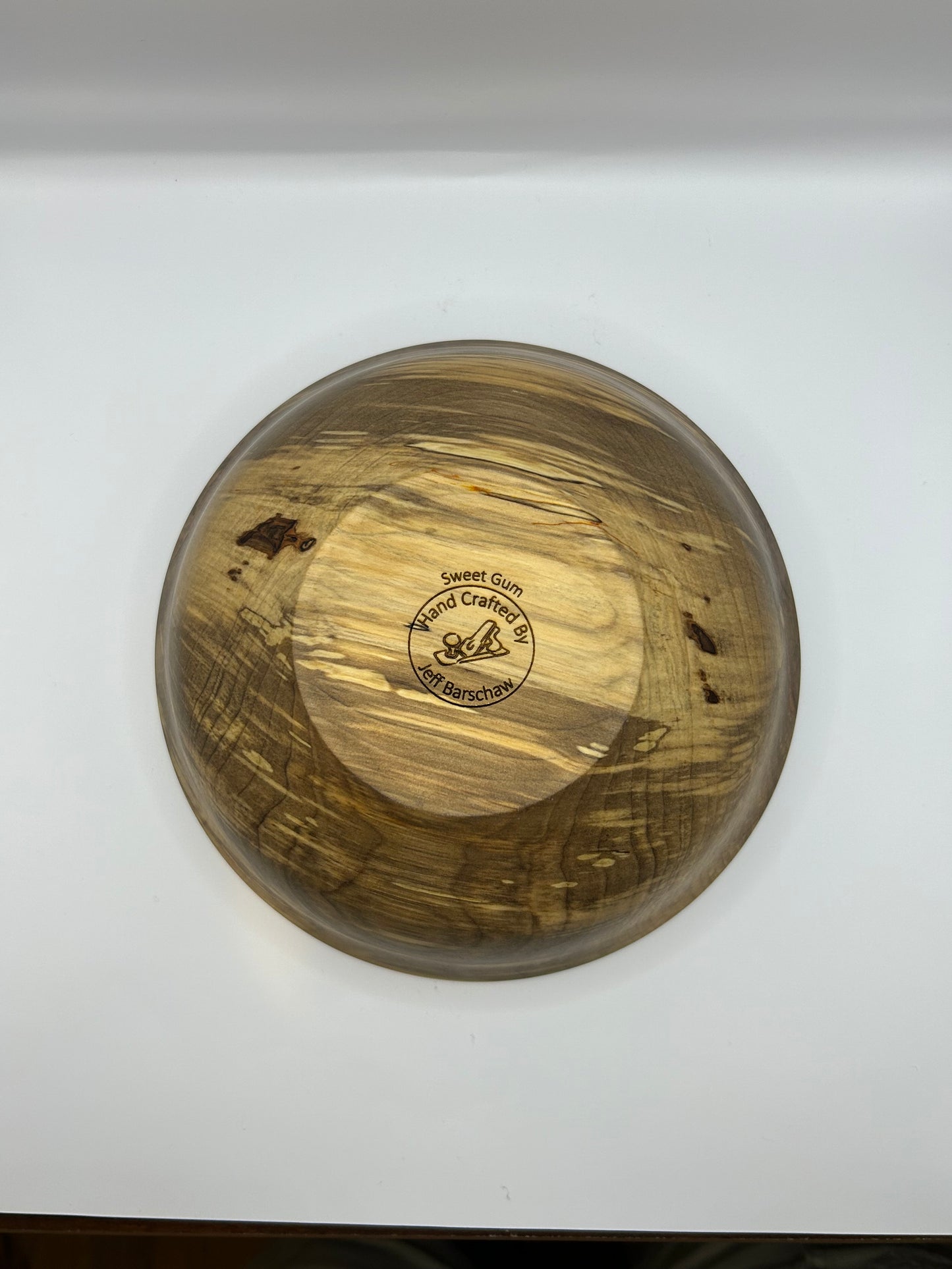 Handmade Sweetgum Wood Salad Bowl-Large
